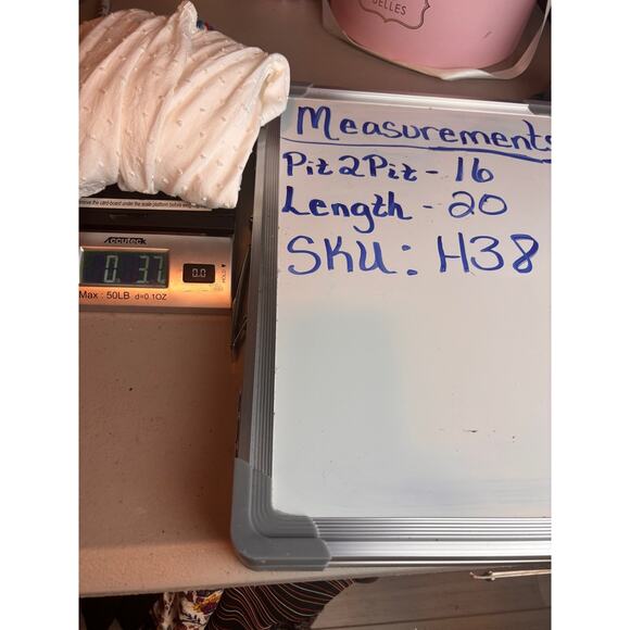 Dainty Hooligan White Pom Halter Tank Top Womens Small Swiss Dot Lined - Picture 7 of 7